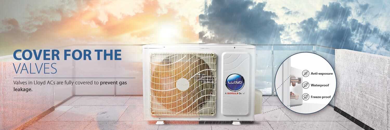 Split AC with inverter compressor: Variable speed compressor which adjusts power depending on heat load.